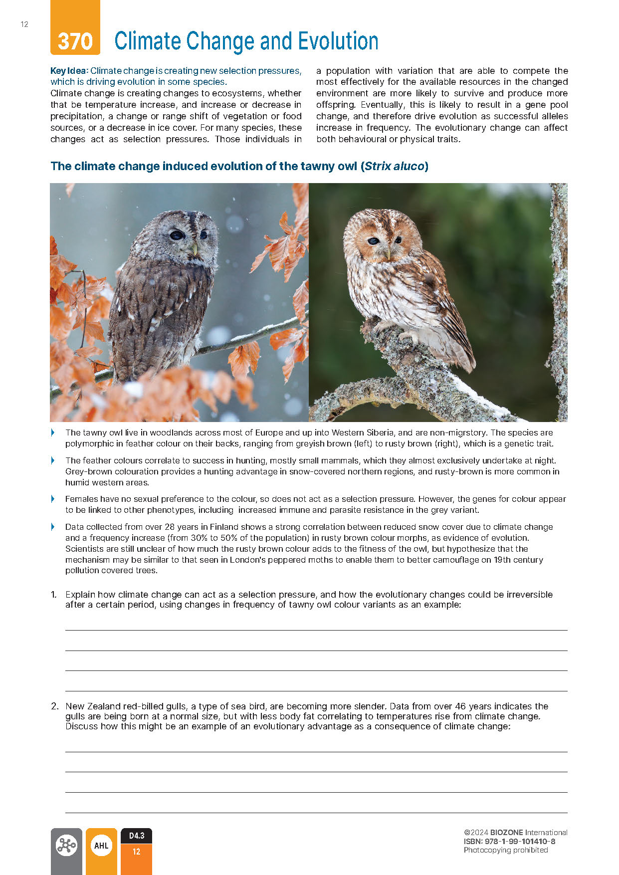 IB Biology - Student Workbook (3rd Edition)